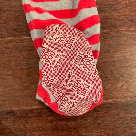 Carter’s Striped Santa Blanket Sleeper - Picture 4 of 6